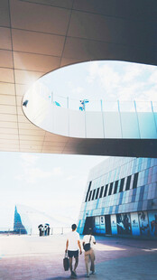 都市商务建筑街景