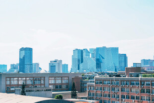 城市建筑群远景