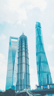 上海陆家嘴摩天建筑群