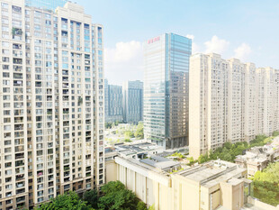 城市高层建筑群景观