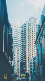 城市CBD摩天建筑群