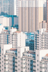 城市高层住宅建筑群