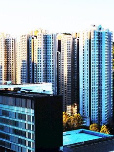 城市高层住宅建筑群