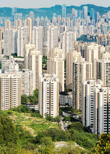 城市高密度住宅群