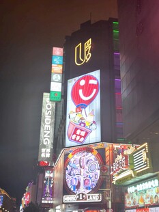 都市夜景霓虹招牌
