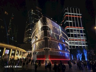 都市商圈夜景