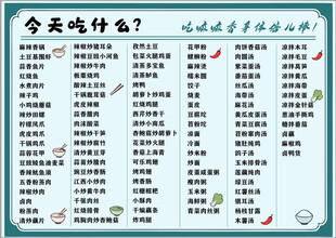 家庭自用小菜单