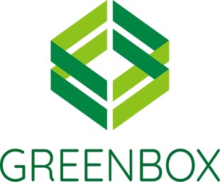 绿色立体盒形品牌logo
