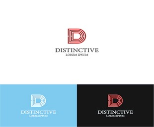 字母D创意logo设计