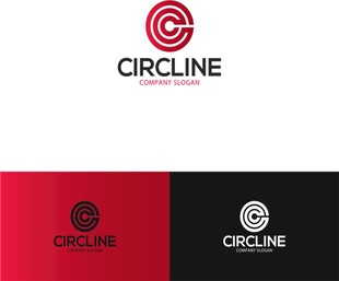环形C字母创意logo设计