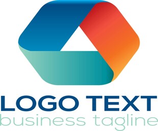 创意立体几何企业logo