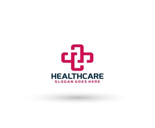 医疗健康十字logo
