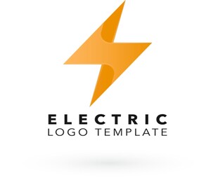 闪电电力LOGO模板