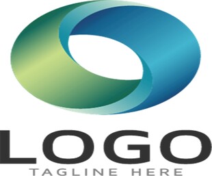渐变环形logo设计模板