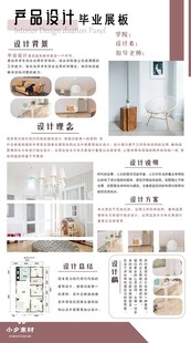 产品设计毕业展板