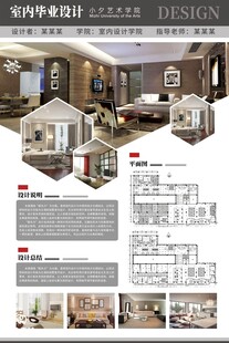 室内毕业设计展示海报