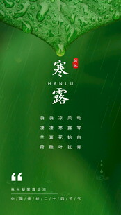 寒露节气主题海报
