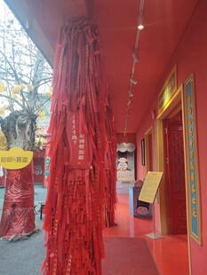 中式红色喜庆走廊