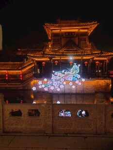 古建夜景灯光秀