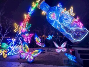 梦幻漂流瓶灯光秀