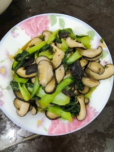 香菇炒青菜