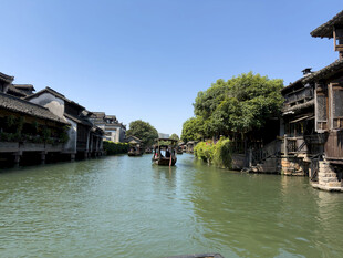 江南水乡河道风光