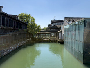 江南水乡河道风光