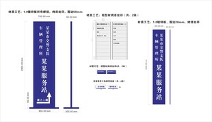 车辆管理所指示牌楼层索引科室牌