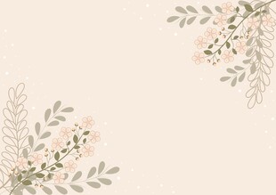 清新花卉背景