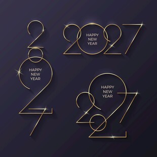 2027 新年素材