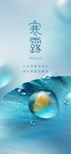 寒露节气主题海报