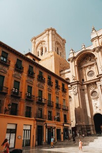 欧式老城建筑街景