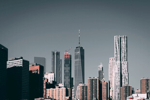 都市高楼天际线景观