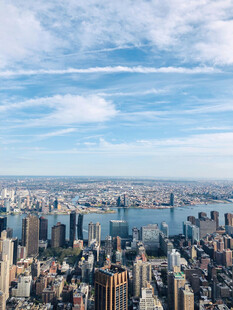 纽约城市高空全景