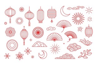 国风节庆素材