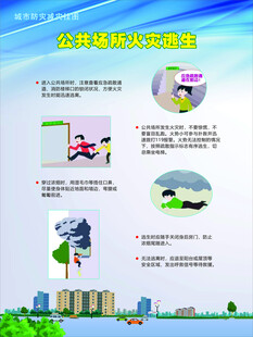 公共场所火灾逃生