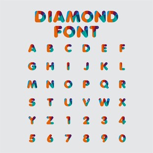 英文字母数字设计