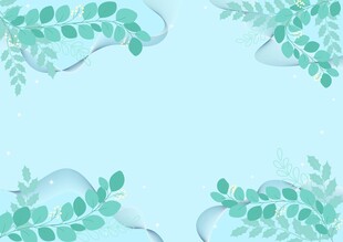 清新绿植背景