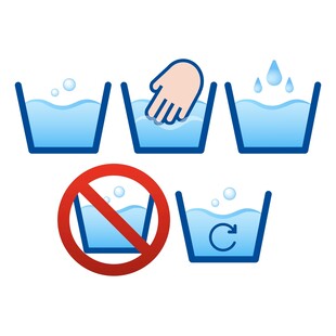 水洗标识图标