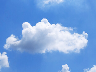 蓝天白云晴空景致