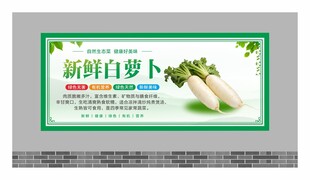 蔬菜展板 