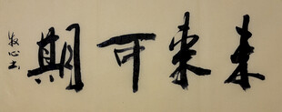 未来可期 杨克东书法作品