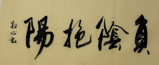 负阴抱阳 杨克东书法作品