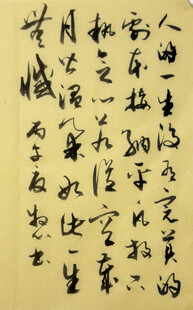 人的一生 杨克东书法作品