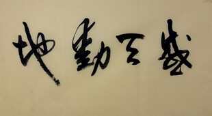 感天动地 杨克东书法作品
