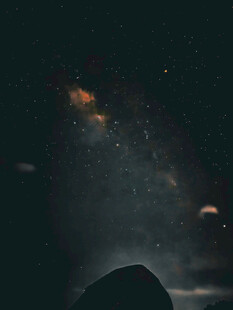暗调朦胧夜间车窗外景