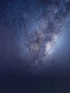 梦幻银河星空夜景
