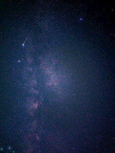 朦胧暗调星空