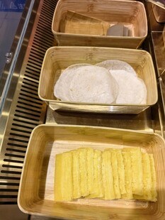 盒装备餐食材展示