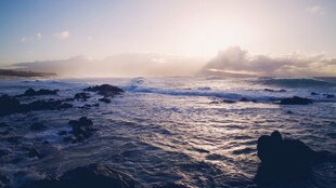 海边日落唯美海景